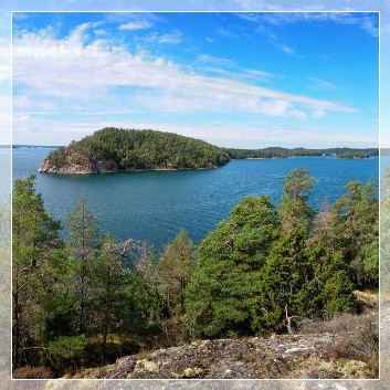 view of archipelago islands