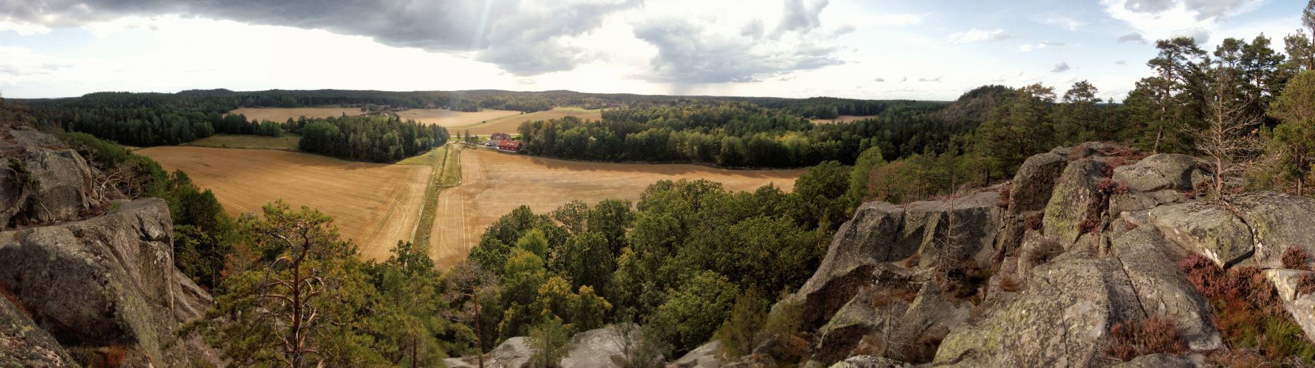 Simonberget Naturreservat, view from mountain top