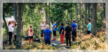 Forest bathing with Stefanie
