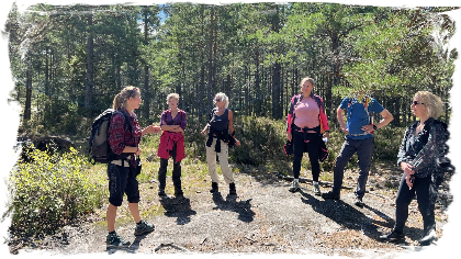 group tour with Stefanie, guide